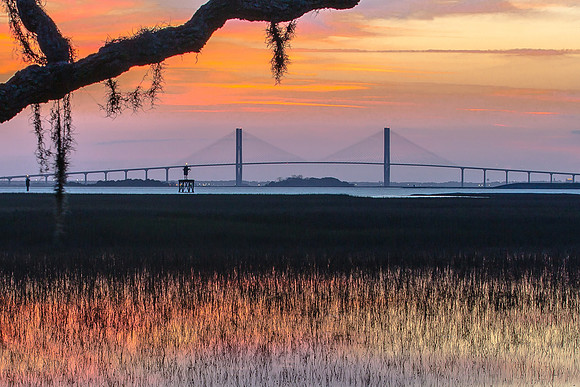 Jekyll River, Sidney Lanier Bridge, Jekyll Island