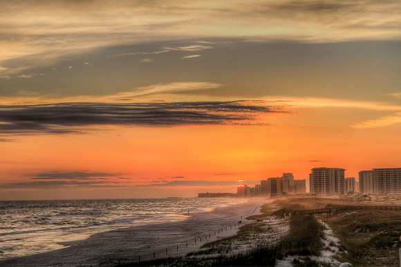 Florida Panhandle, Condo Sunset