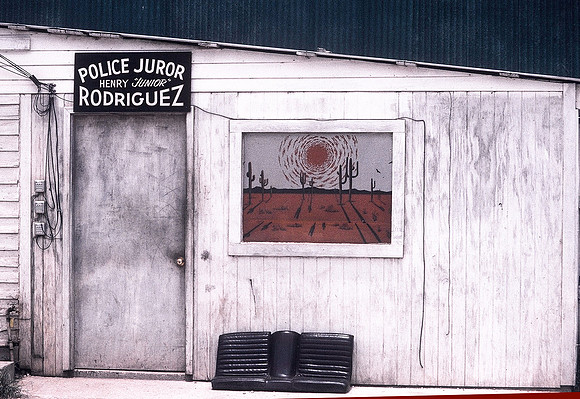 Office of henry Junior Rodriguez, Police Juror, near Venice, Louisiana (1983)