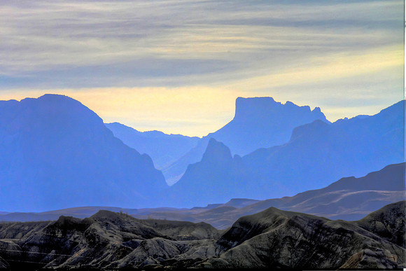 Sunrise, The Window and Casa Grande, Big Bend NP