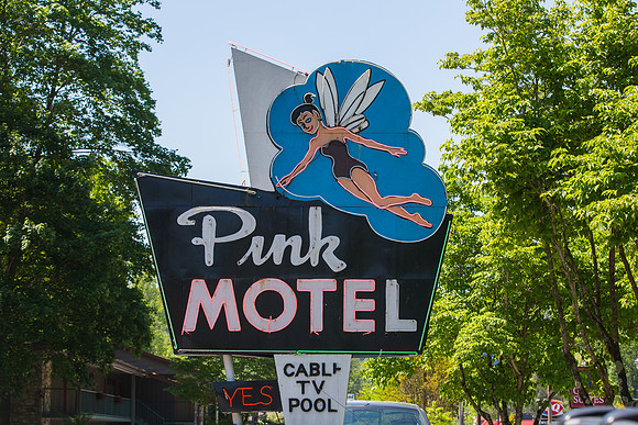 Pink Motel, Cherokee, North Carolina