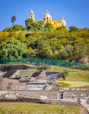 Cholula, Archeological Zone and Our Lady of Remedies Church