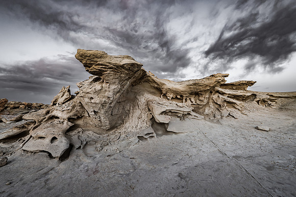 Eroded Formations, Near Factory Butte, Utah