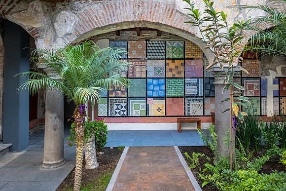 Tile Wall, Hotel Cartesiano Interior