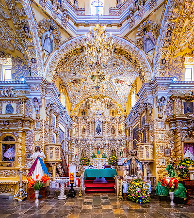 Cholula, Templo de San Francisco Acatepec