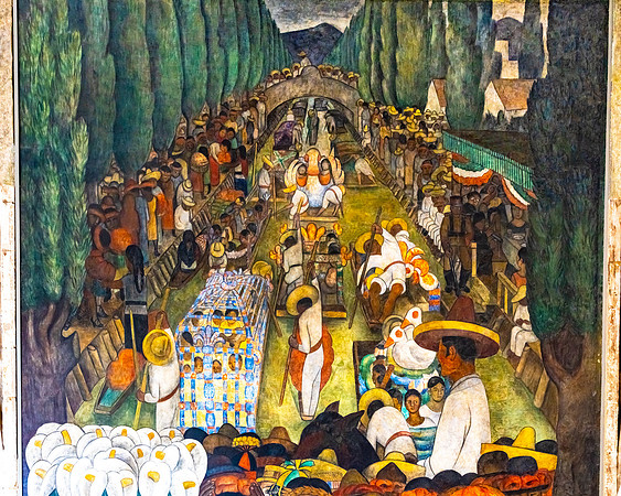Mexico City, Diego Rivera Murals