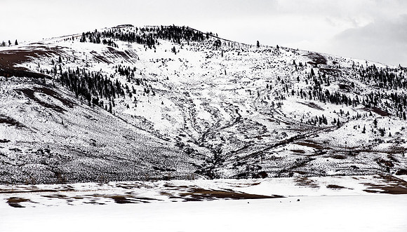 Wintry Hills, Blue Mesa