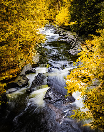 Presque Isle River Falls, Michigan UP