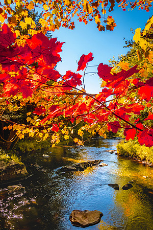 Cisco Branch Ontanagon River, Kakabika Falls Trailhead, Michigan UP