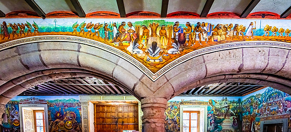 The Government Murals, Tlaxcala, Mexico