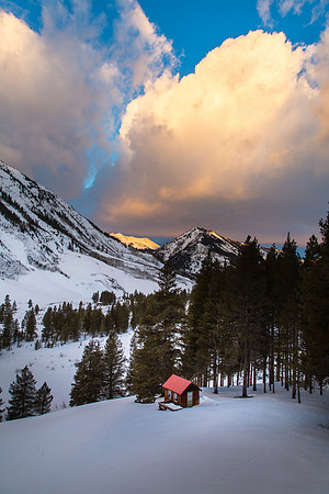Slate River Valley, Morning Clouds, Colorado
