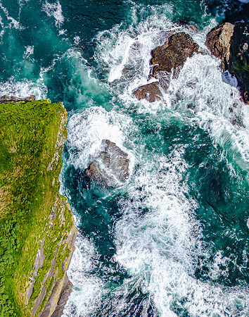 Wave Crashing, Kilkee Cliffs