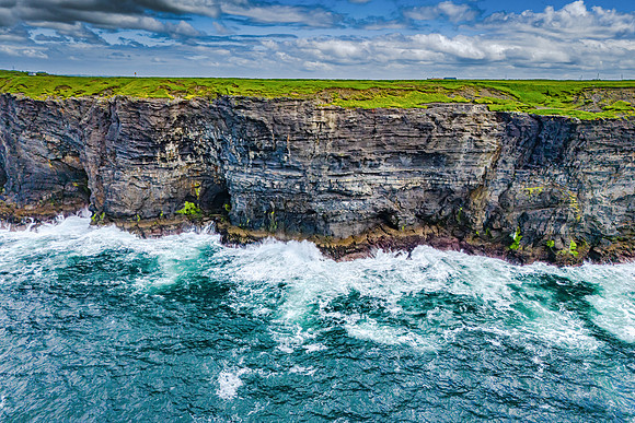 Wave Crashing, Kilkee Cliffs