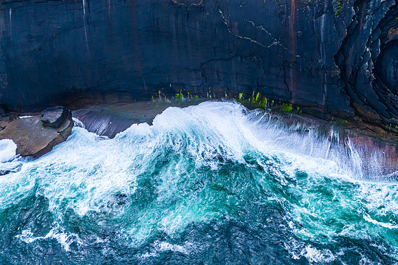 Crashing Wave, Loop Head Cliffs