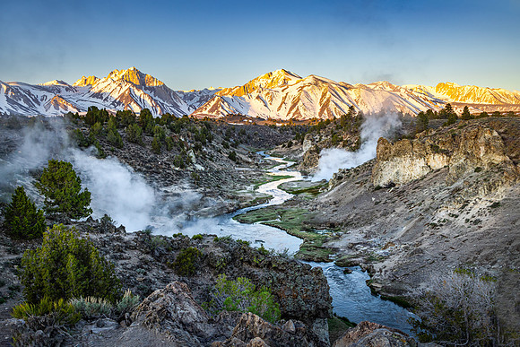Hot Creek Geologic Hot Spot, Mammoth Lakes Area, CA
