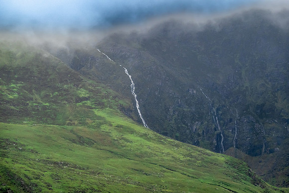 Waterfall, Conor Pass, Dingle Peninsula