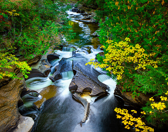 The Potholes, Presque Isle River Falls, Michigan UP