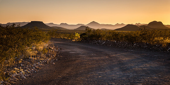 Last Light at Big Bend Ranch State Park