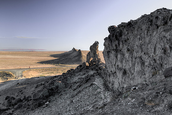 The Southern Dyke at Shiprock, New Mexico