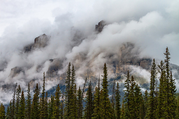 Passing Clouds, Mountain Beauty, Banff National Park