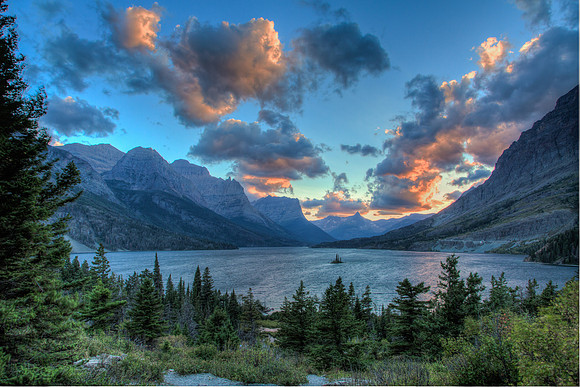 Wild Goose Island, Glacier National Park, Montana