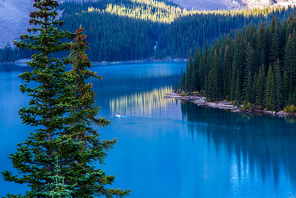 Moraine Lake, Blue and Green
