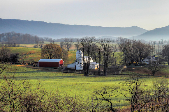 Virginia Farmland, Early Spring, near Wytheville