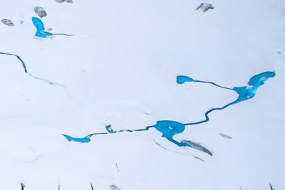 Patterns in the Glacial Melt, Outside Juneau