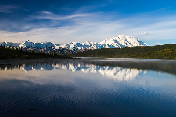 Mt McKinley, Mirror Lake, Denali NP