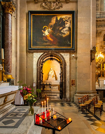 Delacroix Painting "Christ in Agony on the Mount of Olives" Paroisse Saint-Paul Saint-Louis