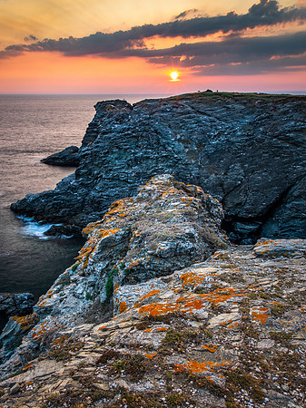 Sunset, Pointe des Poulains, Belle ile