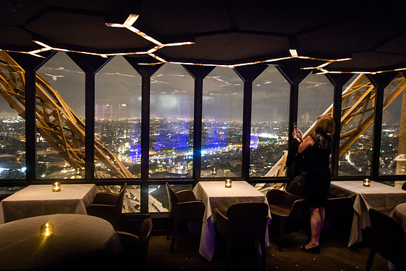 At Jules Verne Restaurant
