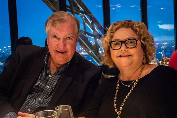 At Jules Verne Restaurant