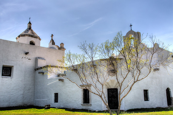 Rear Entrance,  Mission Espiritu Santo, Goliad, Texas