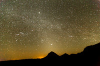 Stars, Golden Sky, Big Bend area, Texas
