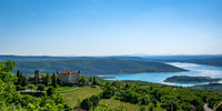 Château d'Aiguines, lac de Sainte Croix