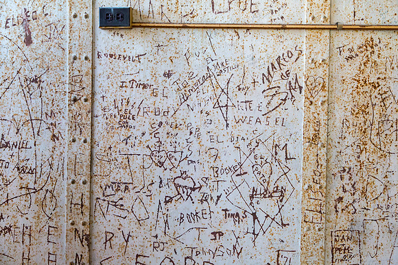 Graffitti Wall, Gonzales County Jail Cell