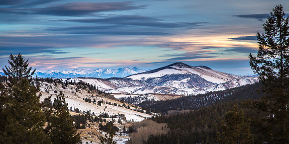 Mountain View from Cochetopa Pass, Colorado