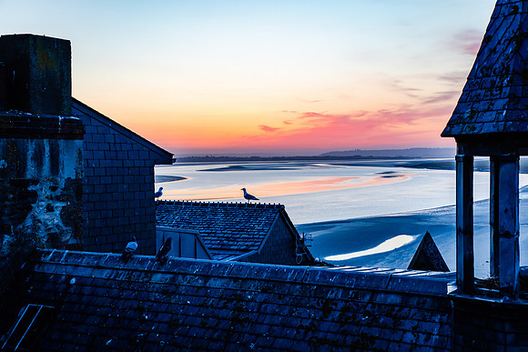 Dawn, Mont Saint-Michel