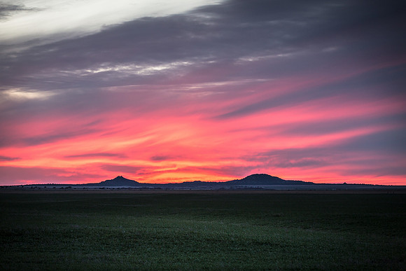Closeup Study: Sky over Medicine Mounds, Texas (II)