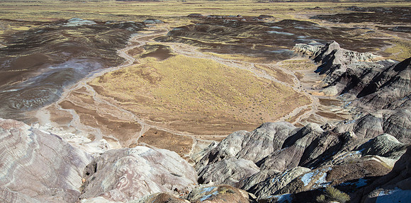 Patterns in the Basin, Petrified Forest National Park, Arizona