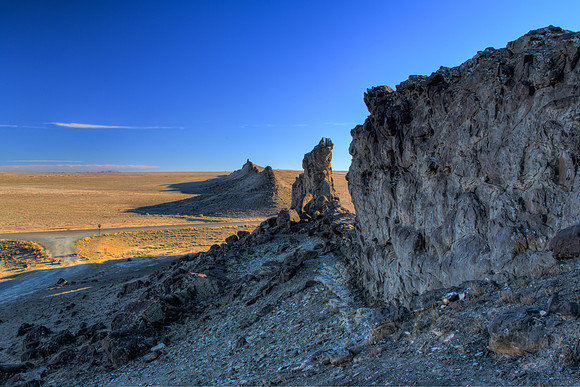 The Southern Dyke at Shiprock, New Mexico