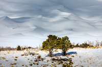 Great Sand Dunes NP in Snow