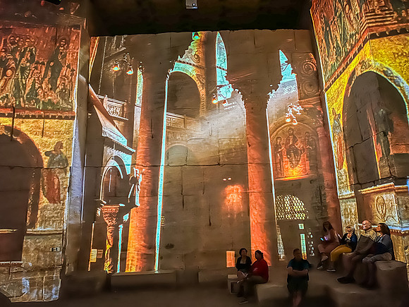 Carrieres de Lumieres, Les Baux