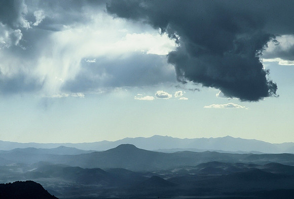 Heavy Clouds, Storm Brewing over the Rockies, Colorado