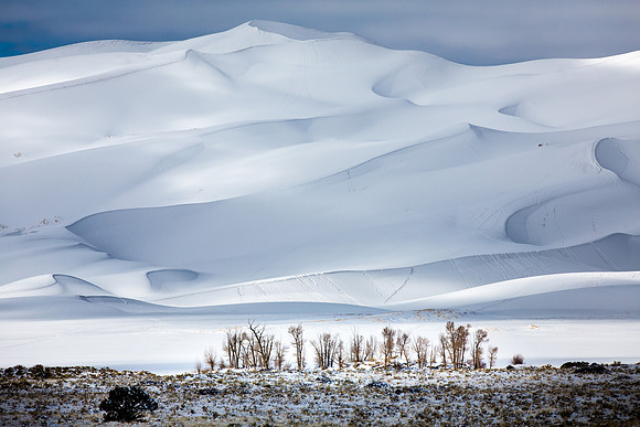 Great Sand Dunes NP in Snow