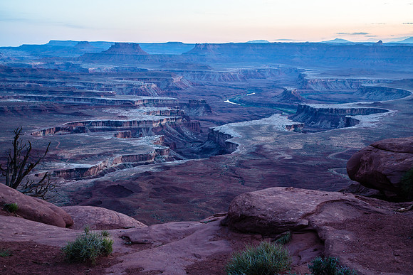 Dusk, Green River Overlook