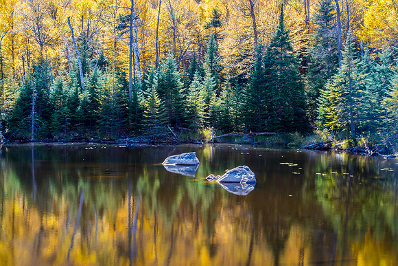 Fall Reflections, Near Whiteface Mountain, New York