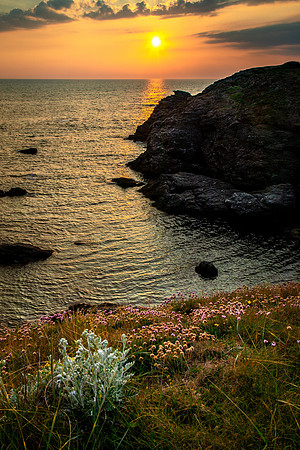 Sunset, Pointe des Poulains, Belle ile