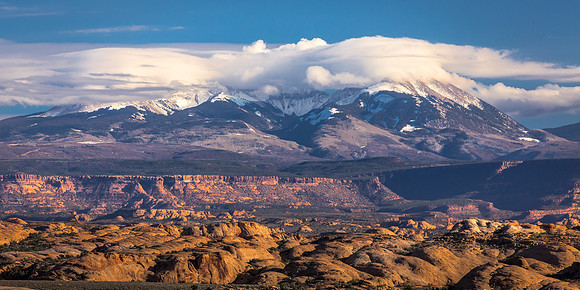 La Sal Mountains and Arches NP